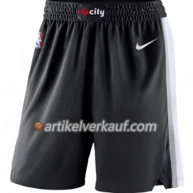 Portland Trail Blazers Schwarz Nike Kurze Hose Swingman - Herren